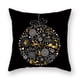 thumbnail image 4 of Juego de 4 fundas de almohada decorativas de 18.0 x 18.0 in, color rojo y negro, 4 of 5
