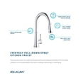 thumbnail image 2 of Elkay LK6000LS Elkay Single Hole Deck Mount Everyday Kitchen Faucet with Pull-down Spray Forward Only Lever Handle Lustrous Steel, 2 of 2