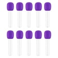 thumbnail image 2 of Microphone Shaped Candy Tubes, Plastic Candy Containers with Sponge Cover, Party Favor Boxes for Kids Birthday Singing Theme Events, Candy Not Included, Purple, 2 of 8