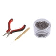 thumbnail image 1 of Alicates Colco Herramientas para extensión de cabello 500 Piezas de aluminio, 1 of 8