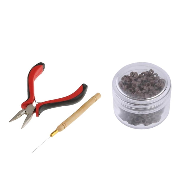 Alicates Colco Herramientas para extensión de cabello 500 Piezas de aluminio