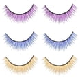 thumbnail image 1 of Fake Eyelashes 3D Multilayer Colored False Eyelashes with Assorted Colors 3Pairs, 1 of 4