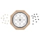 thumbnail image 4 of Juego de mesa Rustik Crokinole De Luxe 2 juegos en 1 multicolor, 4 of 6