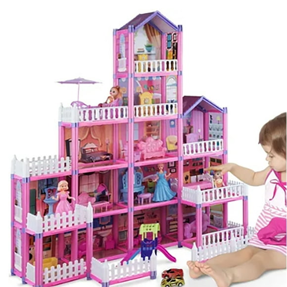 Doll House Building Toys, Doll Accessories Dollhouse Building Toys Hand Skills for Home Play