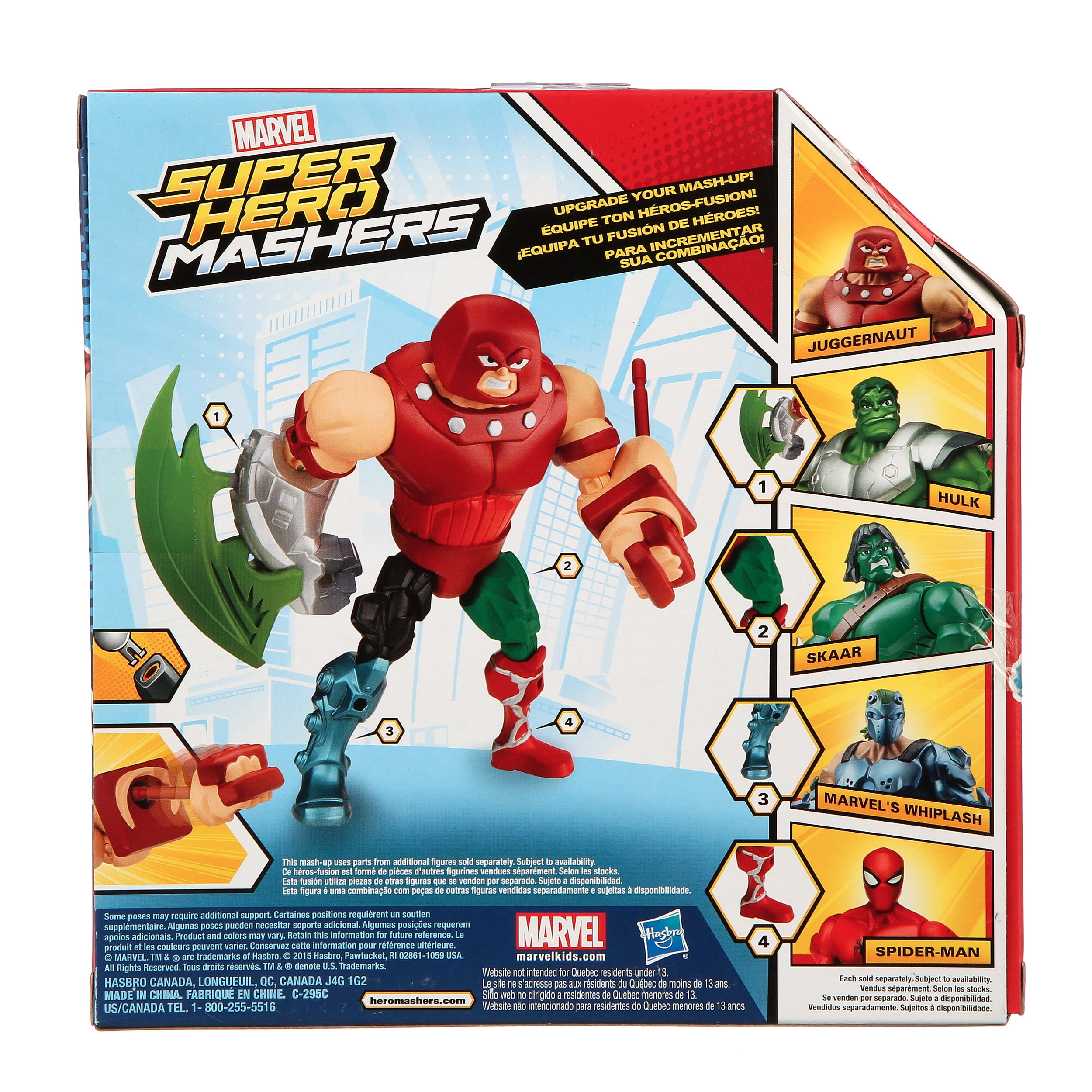MARVEL MASHERS JUGGERNAUT SUPER HERO Action Figure Toy Hasbro NIB BR#1