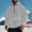C White, variant on Men's 1/4 Zipper Casual Hooded Sweatshirts Loose Long Sleeve Polar Fleece Pullover Tops Fall Winter Warm Hoodies Solid Pocket Sweatshirts White XXL