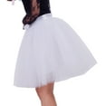 thumbnail image 3 of Long Pleated Skirts For Women Gauze Short Skirt Adult Tutu Dancing Skirt, 3 of 5