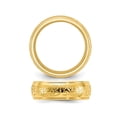 thumbnail image 4 of Ladies or Mens Plated Stainless Steel 7.5mm Etched Design Band Ring, 4 of 4