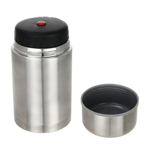 Mainstays Insulated Food Jar with No Leak Lid, Stainless Steel Food