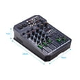 thumbnail image 2 of Muslady T4 Portable 4-Channel Sound Card Mixing Console Audio Mixer, 2 of 7
