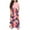 Pink, variant on Taqqpue Summer Maxi Dresses for Girl Crew Neck Short Sleeve Beach Long Dress Casual Loose Flowy Tropical Print Sundress Swing A Line Plus Size Dresses 4-14Y