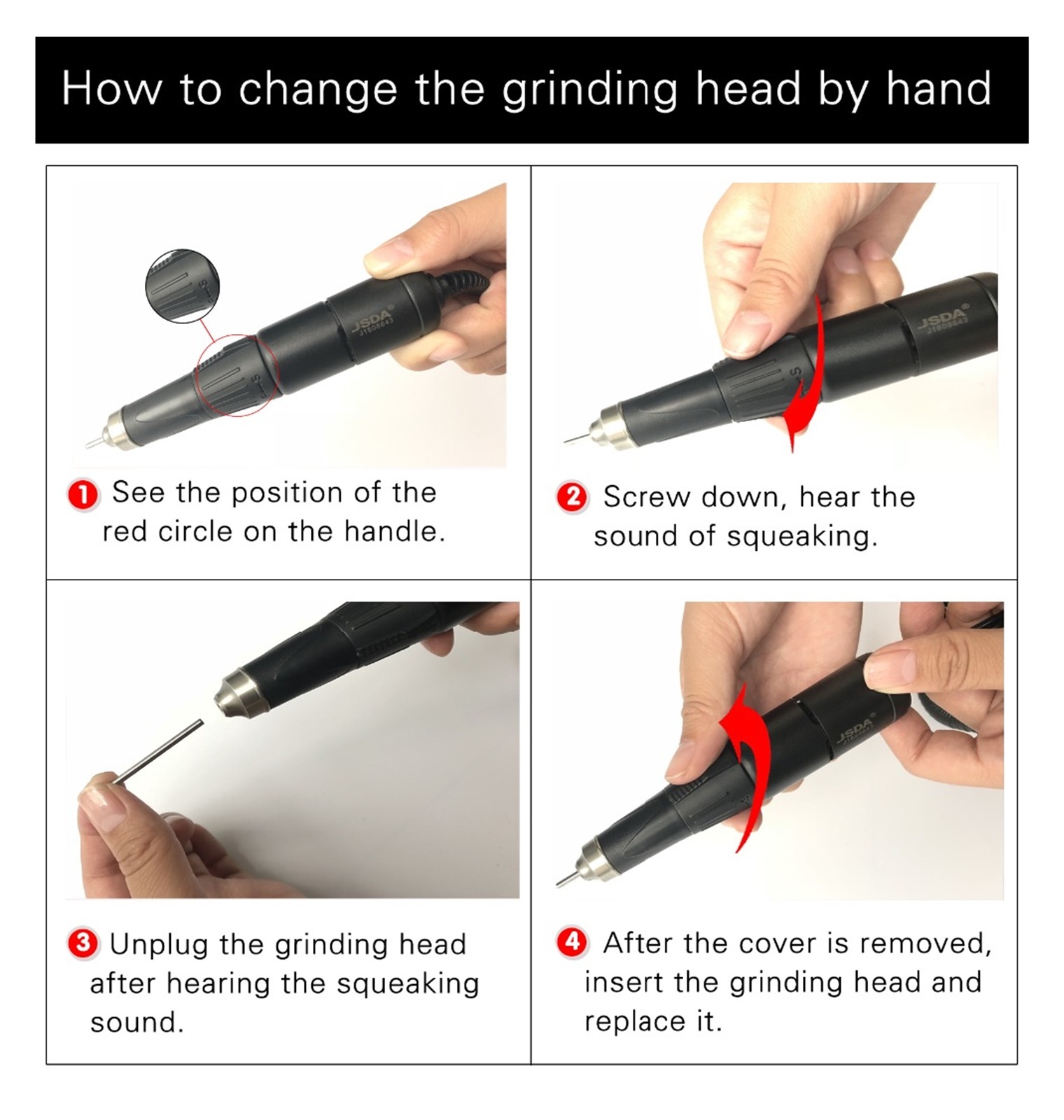 Professional Drill Machine, 35000RPM Electric Manicure Pedicure Tools, Nails Art Equipment For Acrylic Nails Manicure Salon ,Low Noise