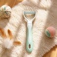 thumbnail image 6 of Pet Detangling Comb, Stainless Steel Dematting Dog Brush with Ergonomic Handle for Mats, Tangles, and Loose Fur, 6 of 6
