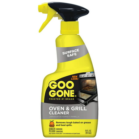 Goo Gone Oven and Grill Cleaner - 14 Ounce - Removes Tough Baked On Grease and Food Spills Surface