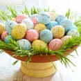 thumbnail image 3 of 20/50 Uds huevos de Pascua de espuma decoraciones felices de Pascua pintados, 3 of 4