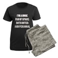 thumbnail image 5 of CafePress - I’M A Huge Fan Of Space Pajamas - Women's Short Sleeve Print T-Shirt and Pants Dark Cotton Pajama Set, 5 of 7