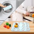 thumbnail image 4 of Ryvnso Flowers Bows Dish Drying Mat for Kitchen Countertop 18x24 Large Dish Pad Drainer Rack Dish Sink Mats, 4 of 7