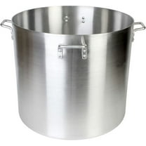 TrueCraftware – 140 qt. Aluminum Stock Pot with Quad Handles- Multipurpose Pot for Pasta Soup Pot Large Stockpot Stew Pot Simmering Pot Dishwasher Safe, NSF Certified