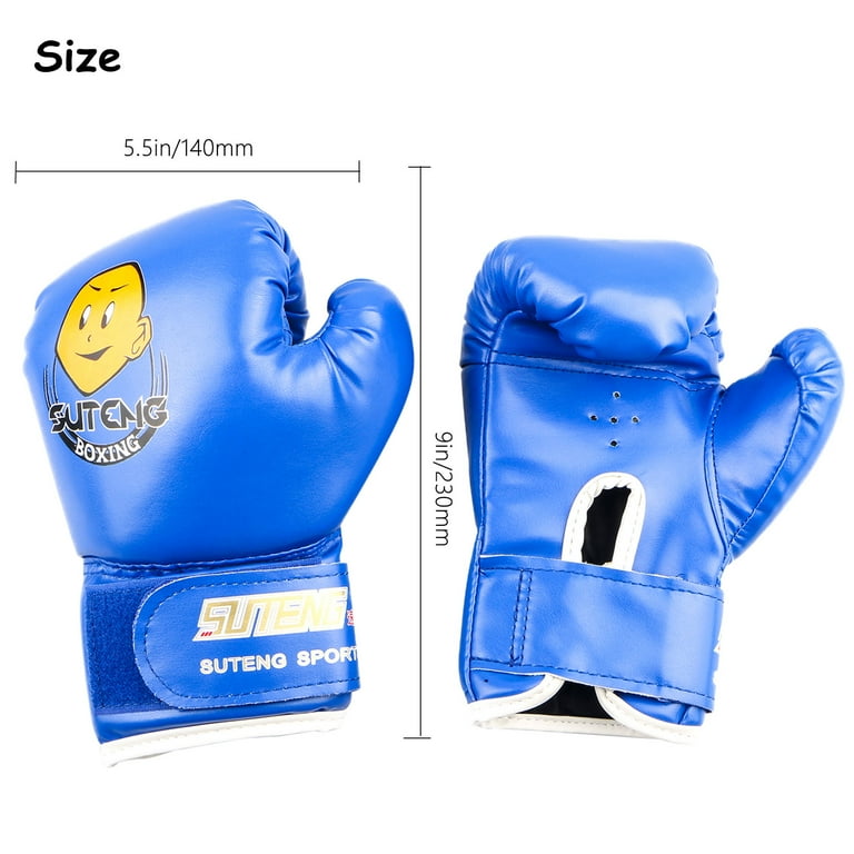Kids Boxing Gloves, Cartoon PU Leather Sparring Grappling Punch