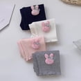 thumbnail image 4 of AJZIOJIRO Girls Leggings for Toddler Pants with Cartoon Rabbit Footless Tights Multiple Colors 1-9Y, 4 of 8