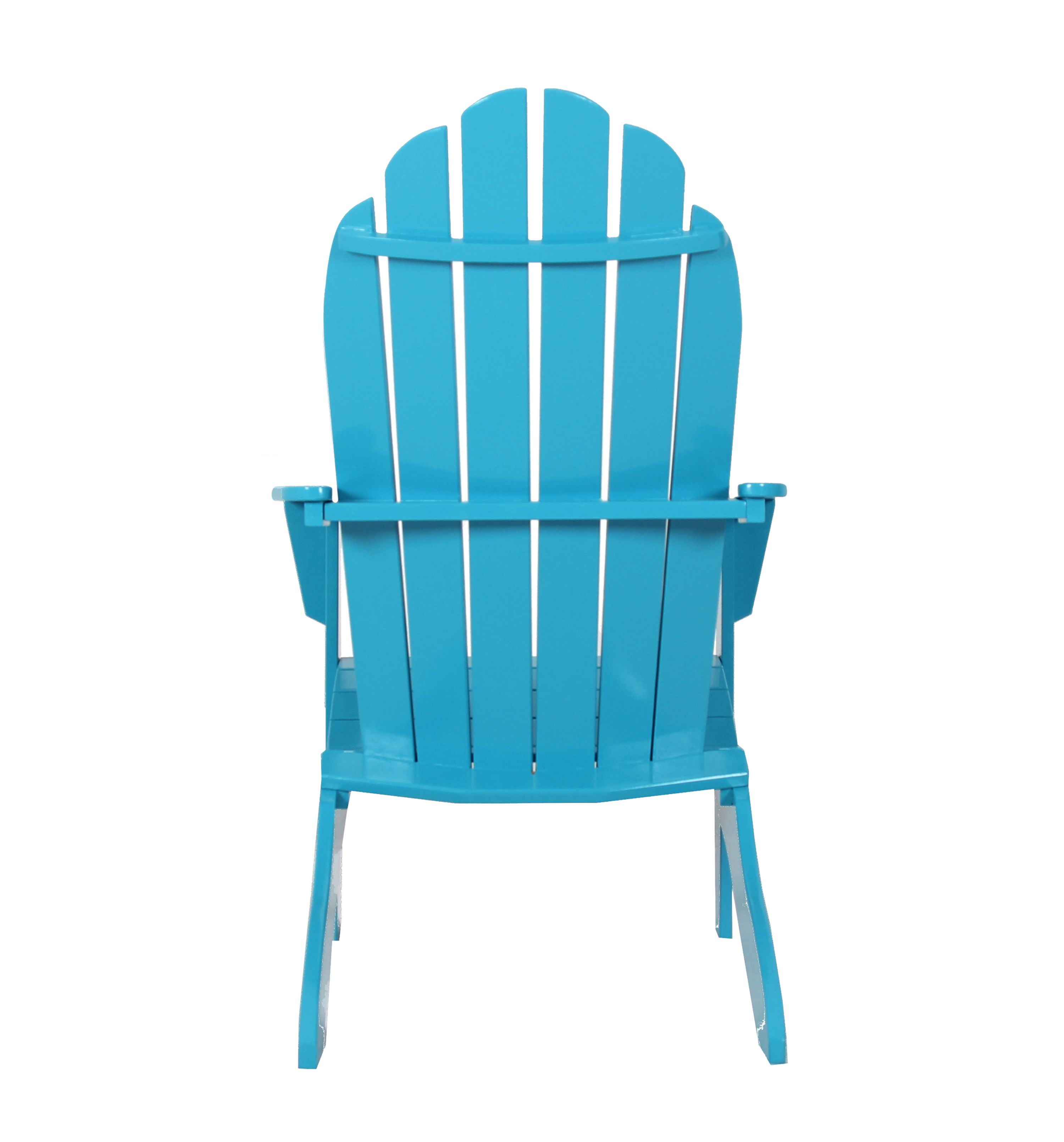 Mainstays Rubberwood Adirondack Chair - Turquoise - image 5 of 8