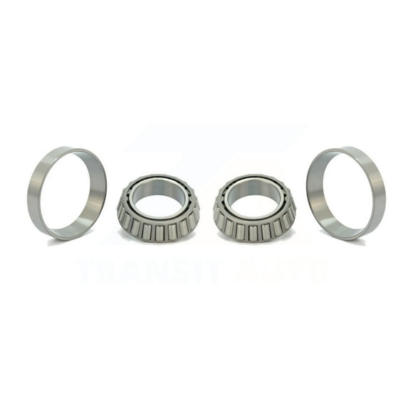 Kugel Front Outer Wheel Bearing Race Pair for Car Ford F-150 F-250 Dodge W250 Chevrolet GMC Jeep K1500 K10 Bronco W150 Ranger CJ7 K2500 K20 II Jimmy Ramcharger V10 Blazer W100 V1500 K5 CJ5 K70-101091