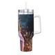 thumbnail image 2 of Vaso de 40 oz con asa y tapa con pajita de Stranger Things, taza aislada, botella de agua de acero inoxidable, taza de viaje, portavasos, regalo, 2 of 8