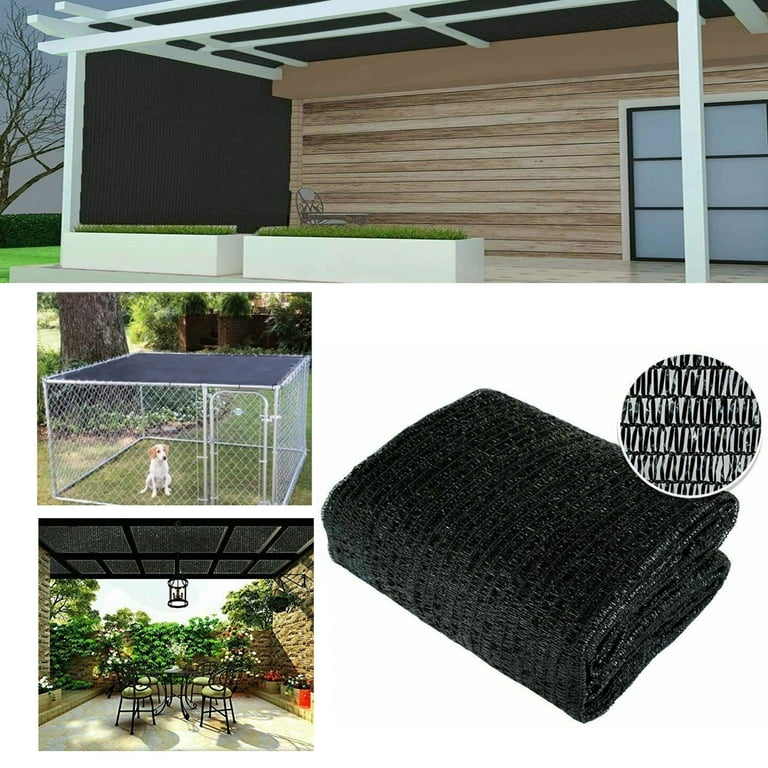 RAVE Shade net sun protection for car, dog & camping, aluminum heat  protection, 4x6 meters (24m²)