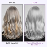 BOTANIC HEARTH Purple Shampoo and Conditioner Set - for All Shades of Blonde, Silver and Gray Hair - Enhances Highlights - Sulfate Free, Paraben Free, 16 fl oz each