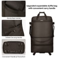 thumbnail image 3 of Bolsa de equipaje plegable y expandible Suitcase Hanke, color café, 98 L, 3 of 6