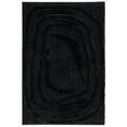 thumbnail image 2 of SAFAVIEH Hi-Lo Seamus Solid Shag Area Rug, Black, 6'7" x 6'7" Square, 2 of 10