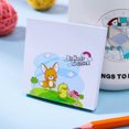 thumbnail image 3 of CAROOTU Cute Cartoon Sticky Note Self-Stick Pad Note Memo Pad Planner 7x7cm 100 Sheet/Pad for Stationery, 3 of 7