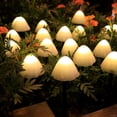 thumbnail image 2 of POINTERTECK LED Solar Mushroom Colored Lights Cute Fairy String Light for Garland Furniture Decor, 2 of 6