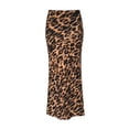 thumbnail image 4 of DHFJKG Maxi Skirts For Women Leopard Print Mid Rise Slim Fit Retro Long Skirts Night Out Party Wear Stylish Skirt, 4 of 4