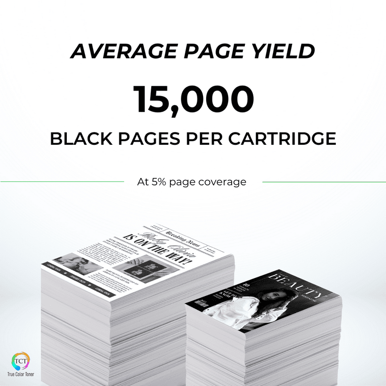 Compatible Black Toner, Replacement for 52123601, 15,000 Page-Yield Compatible Black Toner, Replacement for 52123601, 15,000 Page-Yield