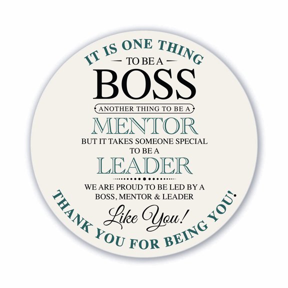 Lifesong Milestones Refrigerator Magnets Gifts for Boss, Mentor & Leader