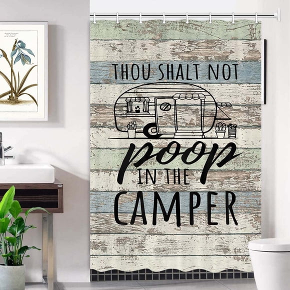 Travel Trailer Shower Curtain