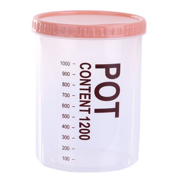 Airtight Plastic Jars, Storage Jars Stackable Design Rotatable Sealing Cover Plastic Material For Restaurant Large Color Random