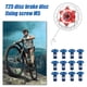 thumbnail image 2 of 12 Uds tornillos de disco de bicicleta de montaña tornillo de fijación de disco de freno de acero M5x9mm Accesorios FLhrweasw  Nuevo, 2 of 6