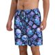 thumbnail image 2 of Balery Skull blue crystal flower Traje de Baño Estilo Hawaiano para Hombre, Shorts de Secado Rápido con Bolsillos-Small, 2 of 6