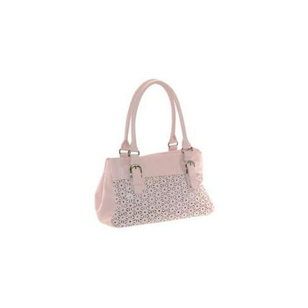 Buxton FDF11012. PK. BX Daisy Collection Expandable Satchel - Pink