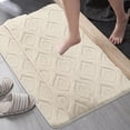 thumbnail image 1 of Alfombra de baño Alfombra de baño 50x80cm | Alfombra de Poliéster Gruesa Suave Absorbente de Agua Antideslizante Lavable para Ducha de Baño, Envoltura Completa Confort en la Parte Posterior del Pie,, 1 of 6