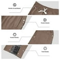 thumbnail image 3 of Mens Pants,Casual Buckle Printing Elastic Waist Drawstring Straight Pocket,Pants for Men, 3 of 8