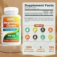 thumbnail image 2 of Best Naturals Magnesium Citrate 400mg 250 Tablets, 2 of 9