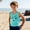 EliteGoogv-Mint Green, variant on Unisex Boys Girls Kids Funny Smile Face Tank Top Crew Neck Sleeveless Vest Humorous Comfortable Lightweight Blouse Dailywear Summer Fall Tops Blue 7-8 Years