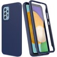 thumbnail image 1 of Case for Samsung Galaxy A52 5G, Galaxy A52 Case with Built in Screen Protector, Full Body Shockproof Phone Case Rugged Protective Cover for Samsung Galaxy A52 5G / A52 4G (Navy Blue), 1 of 8