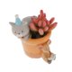 thumbnail image 4 of Mini redonda de resina marrón para decoración del hogar y jardín, tipo gato 5 Zulema Tiesto, 4 of 8