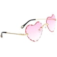 thumbnail image 5 of Gafas de sol Baoblaze sin montura en corazón UV400 para mujer rosado, 5 of 5