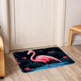 thumbnail image 6 of Flamingo Polyester Non-Slip Office Mat & Kitchen Rug, Machine Washable Door Mats, 6 of 6