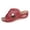 Wine, variant on Butterfly Orthotic Arch Support Wedge Slippers Open Back Dress Sandals for Women 2026 Beach Summer Casual Comfortable Leather Platform Slip on Mid Heels Walking Slides Wine Size 9